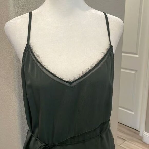 Elie Tahari Silk Slip Sleeveless MIDI Dress - Picture 4 of 6